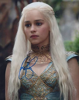 Emilia Clarke autograph