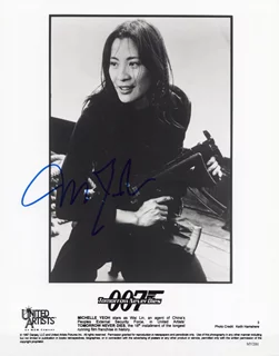 Michelle Yeoh autograph