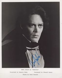 Raul Julia autograph