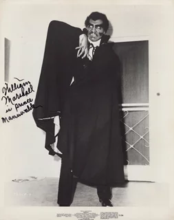 William Marshall autograph