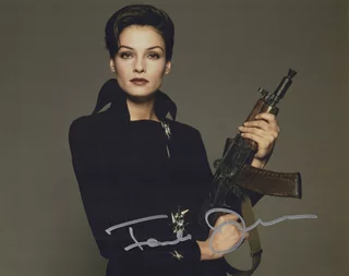 Famke Janssen autograph