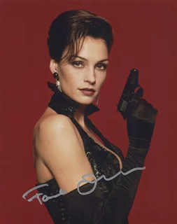 Famke Janssen autograph