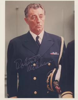 Robert Mitchum autograph