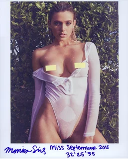 Monica Sims autograph