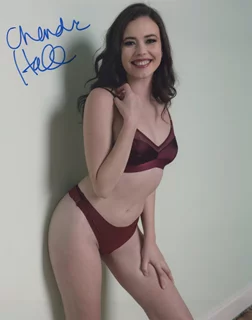 Chandra Hall autograph
