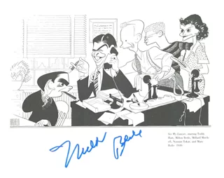 Milton Berle autograph