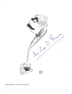 Milo O'Shea autograph