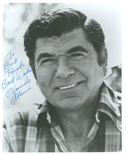 Claude Akins autograph