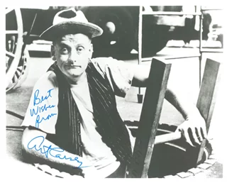 Art Carney autograph
