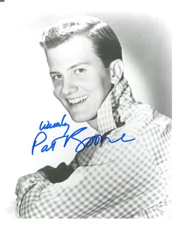 Pat Boone autograph