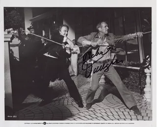 Robert Vaughn autograph