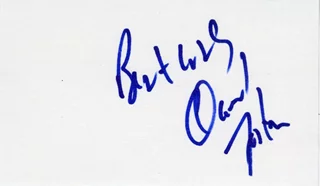 David Foster autograph