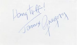 James Gregory autograph