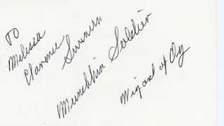 August Clarence Swenson autograph