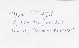 Norman Neitzke autograph