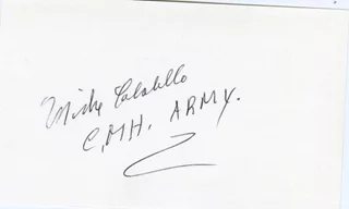 Michael Colalillo autograph