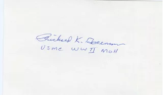 Richard Sorenson autograph