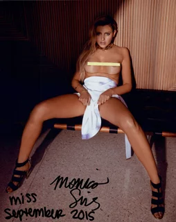 Monica Sims autograph