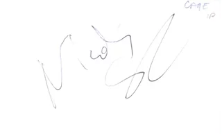 Nicolas Cage autograph