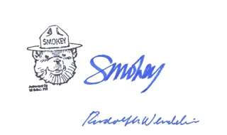 Rudolph Wendelin autograph