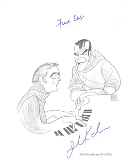 John Kander and Fred Ebb autograph