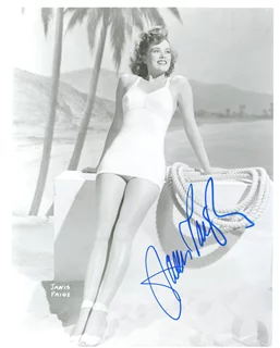 Janis Paige autograph