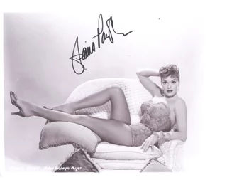 Janis Paige autograph