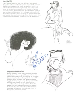 Hal Prince autograph