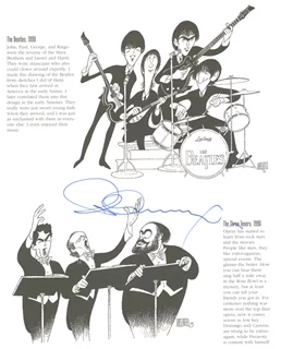 Placido Domingo autograph