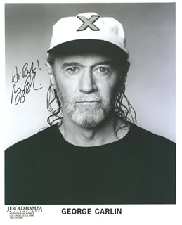 George Carlin autograph