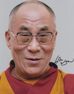 Dalai Lama autograph