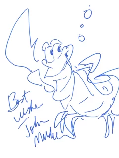 John Musker autograph