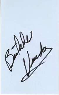 Butcher Vachon autograph