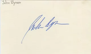 John Byner autograph