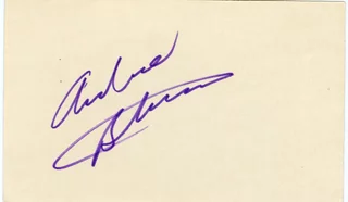 Andrew Stevens autograph