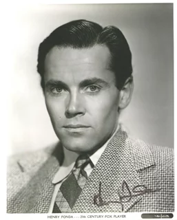 Henry Fonda autograph