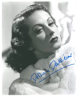 Danielle Darrieux autograph