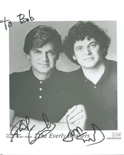 The Everly Brothers autograph