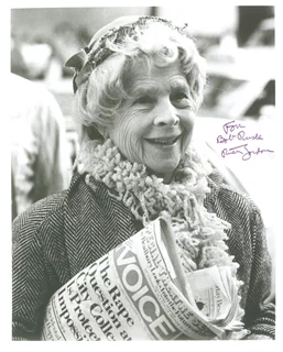 Ruth Gordon autograph