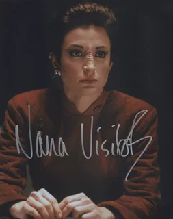 Nana Visitor autograph