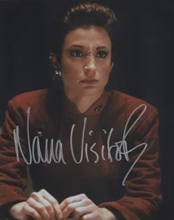 Nana Visitor autograph
