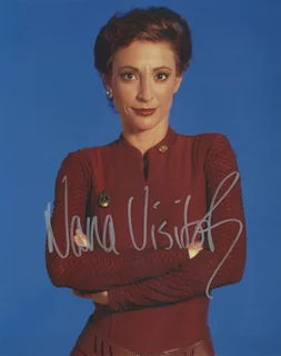 Nana Visitor autograph