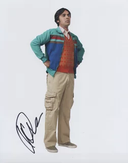 Kunal Nayyar autograph