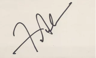 Frankie Avalon autograph