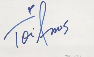 Tori Amos autograph