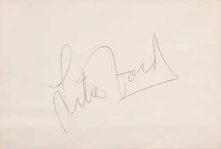 Lita Ford autograph
