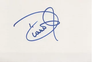 Dionne Warwick autograph