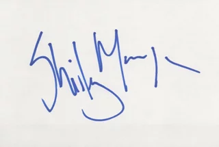 Shirley Manson autograph