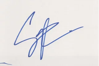Enrique Iglesias autograph