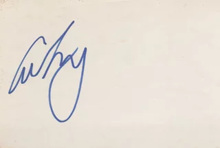 Courtney Love autograph